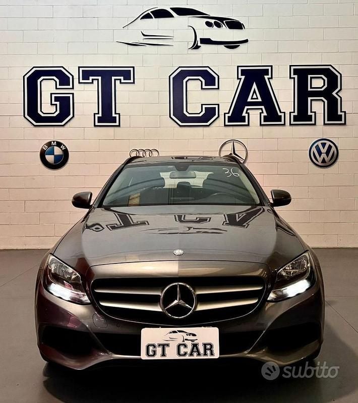 Usata Mercedes C200 Business 136 CV (100 kW) 2017 Grigio Station wagon