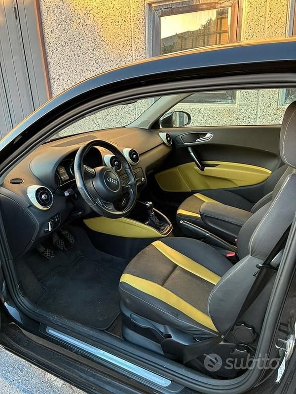 Usata Audi A1 Attraction 86 CV (63 kW) 2010 Nero Utilitaria