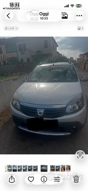 Usata Dacia Sandero 2011 Grigio Berlina