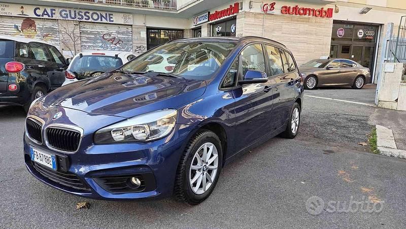 Usata BMW 216 Gran Tourer 102 CV (75 kW) 2015 Blu Monovolume
