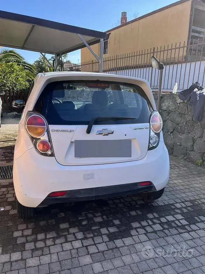 Usata Chevrolet Spark 68 CV (50 kW) 2012 Bianco Utilitaria