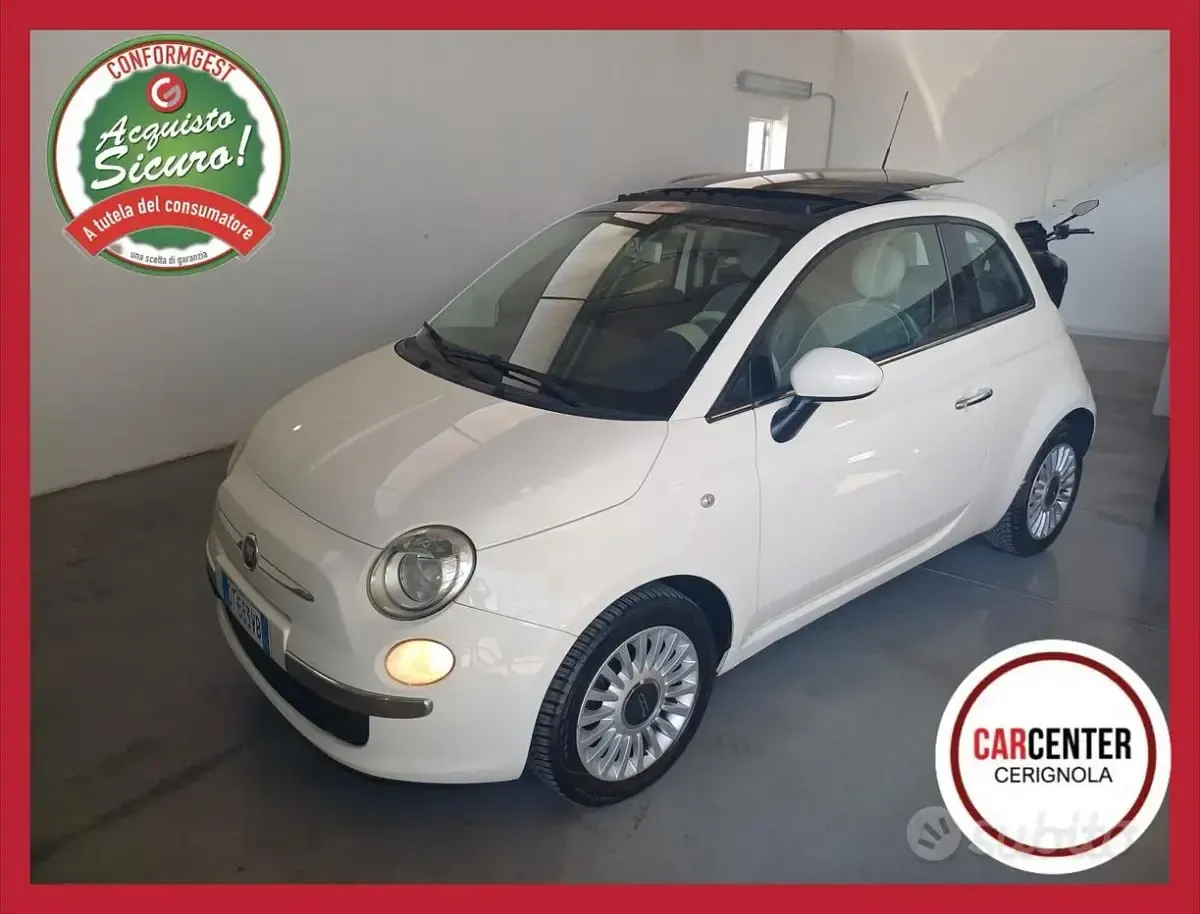 Usata Fiat 500 Lounge 69 CV (50 kW) 2010 Utilitaria