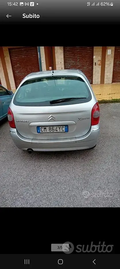 Usata Citroën Xsara Picasso 109 CV (80 kW) 2005 Grigio Monovolume