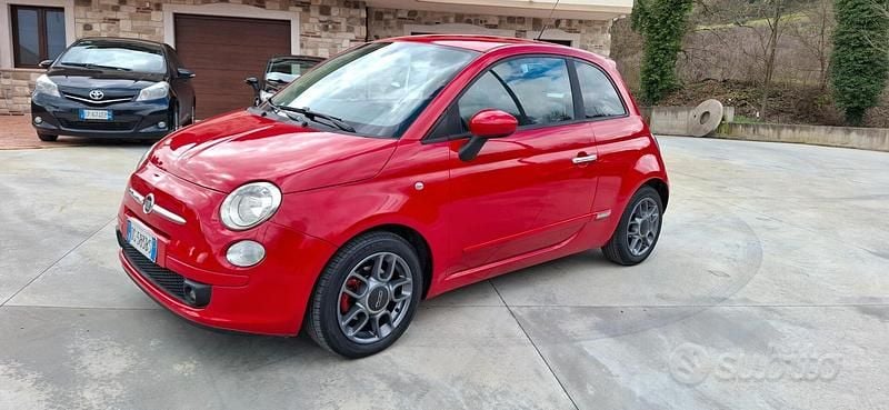 Usata Fiat 500 Sport 100 CV (73 kW) 2008 Rosso Berlina