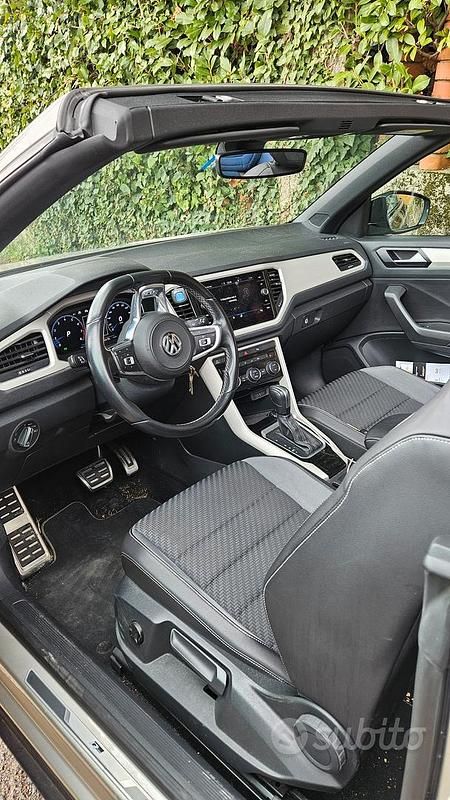 Usata VW T-Roc Cabriolet R-line 150 CV (110 kW) 2021 Grigio Cabrio