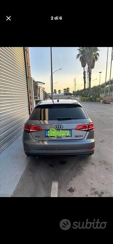 Usata Audi A3 2018 Grigio Berlina