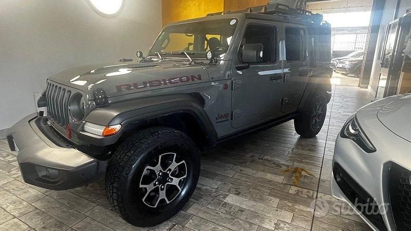 Usata Jeep Wrangler Unlimited Rubicon 200 CV (147 kW) 2019 Grigio SUV