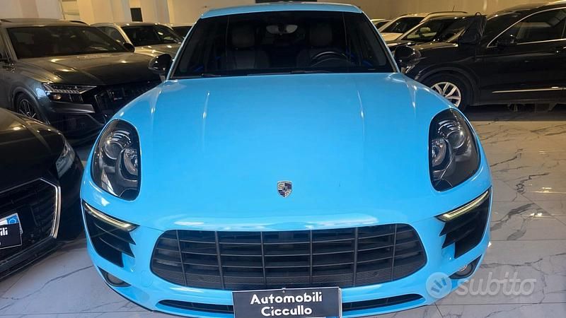 Usata Porsche Macan 250 CV (183 kW) 2015 Blu SUV