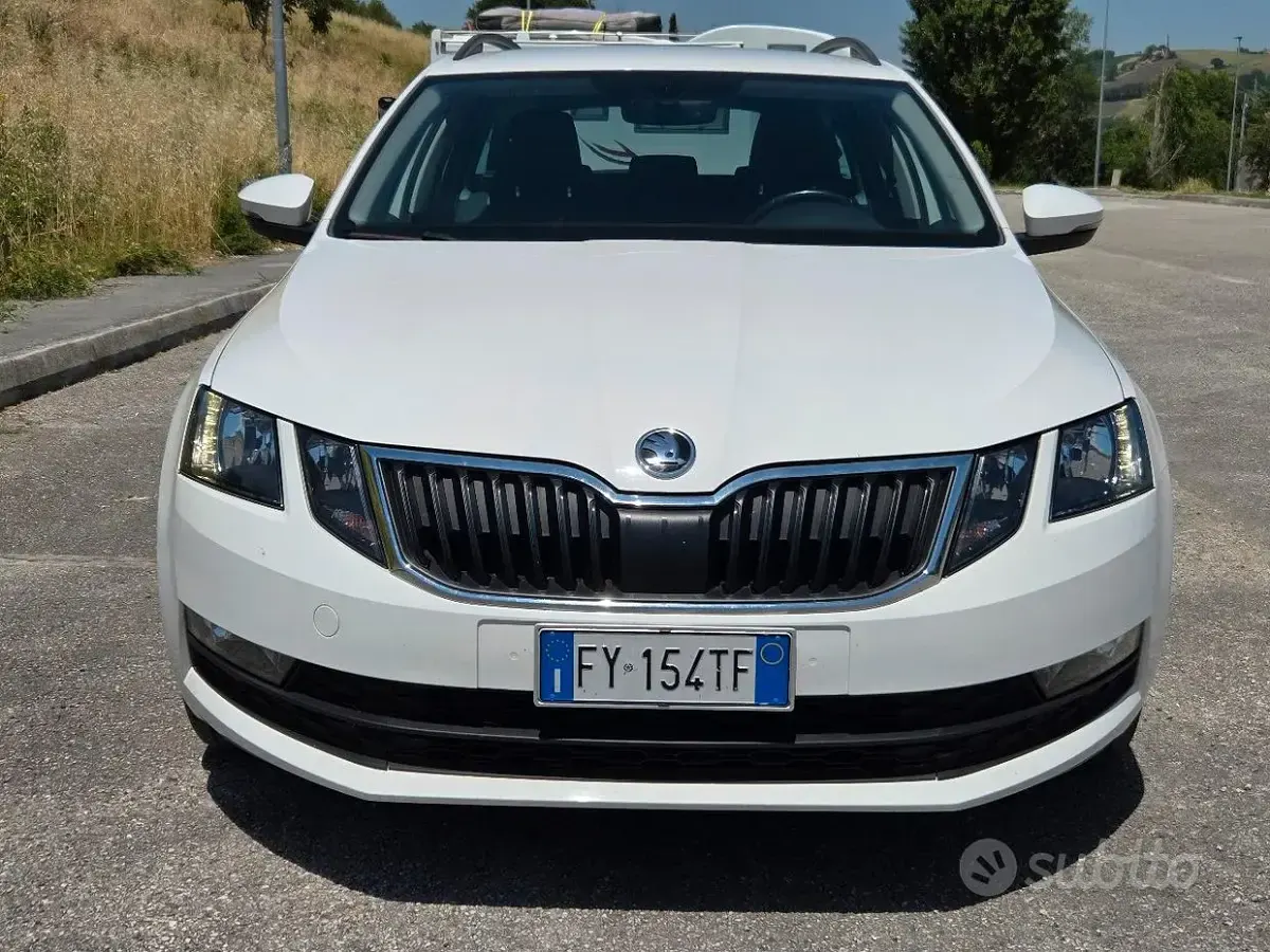 Usata Skoda Octavia G-TEC 131 CV (96 kW) 2019 Bianco Station wagon