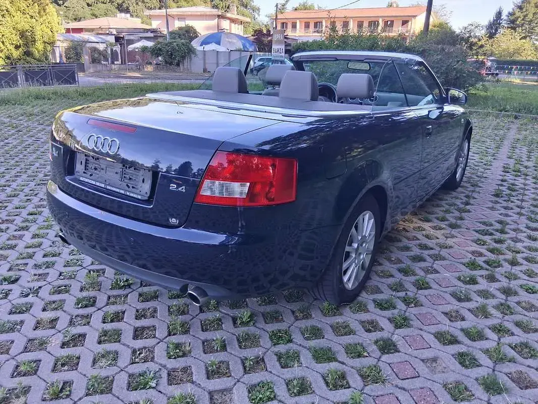 Usata Audi A4 Cabriolet 170 CV (125 kW) 2003 Blu/azzurro Cabrio