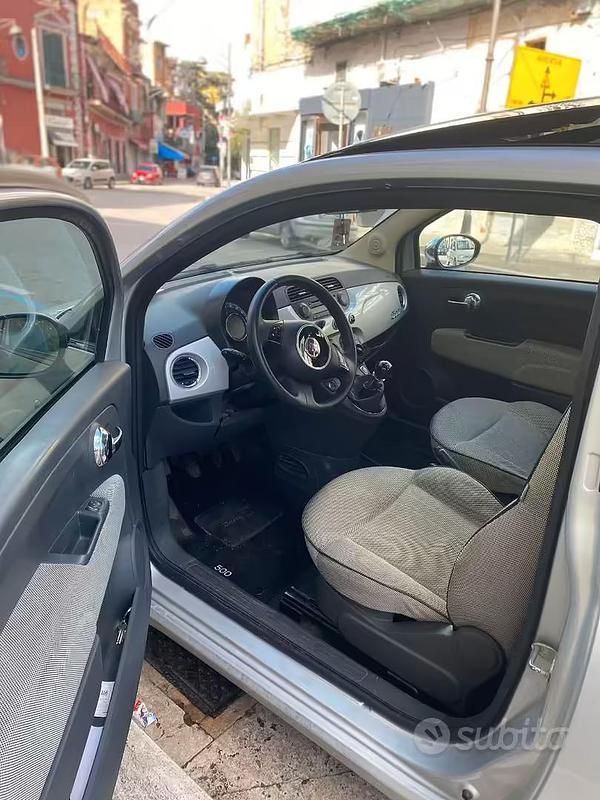 Usata Fiat 500 75 CV (55 kW) 2009 Grigio Cabrio