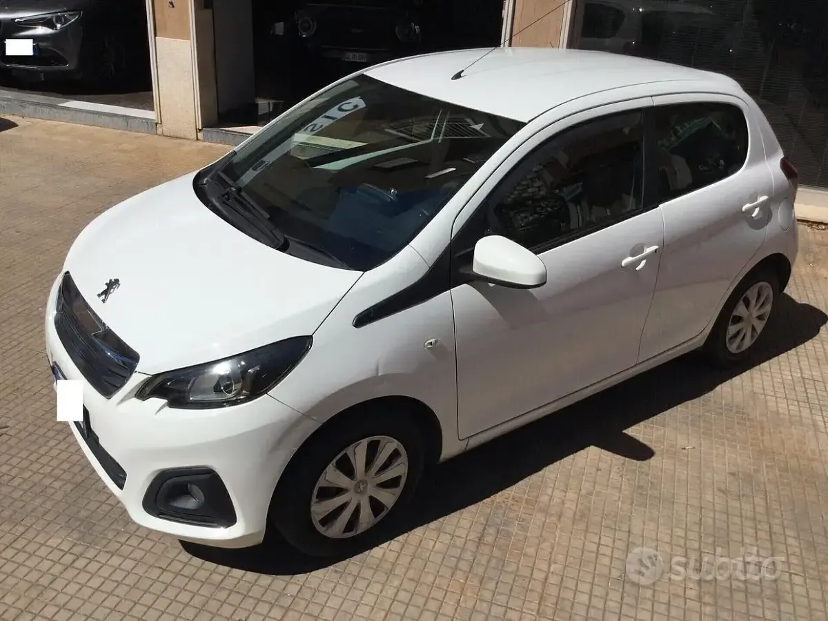 Usata Peugeot 108 Allure 72 CV (52 kW) 2018 Bianco Berlina