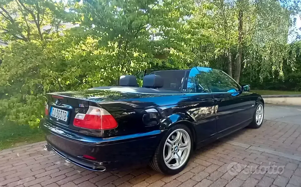 Usata BMW 320 Cabriolet M Sport 170 CV (125 kW) 2003 Nero Cabrio