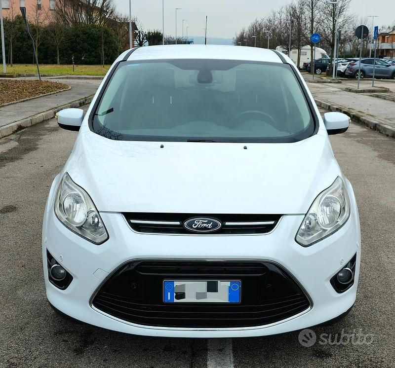Usata Ford C-MAX Titanium 116 CV (85 kW) 2012 Bianco Monovolume