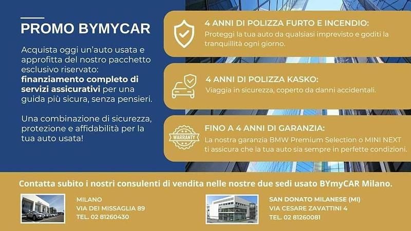 Usata BMW 116 Advantage 116 CV (85 kW) 2022 Black pastello Utilitaria