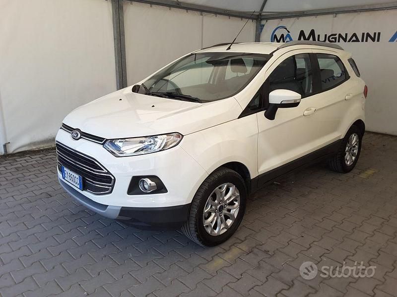 Usata Ford Ecosport Titanium 90 CV (66 kW) 2015 Bianco SUV