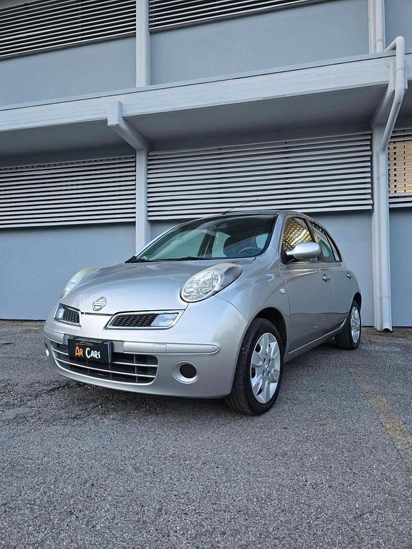 Usata Nissan Micra Acenta 88 CV (64 kW) 2008 Grigio Berlina