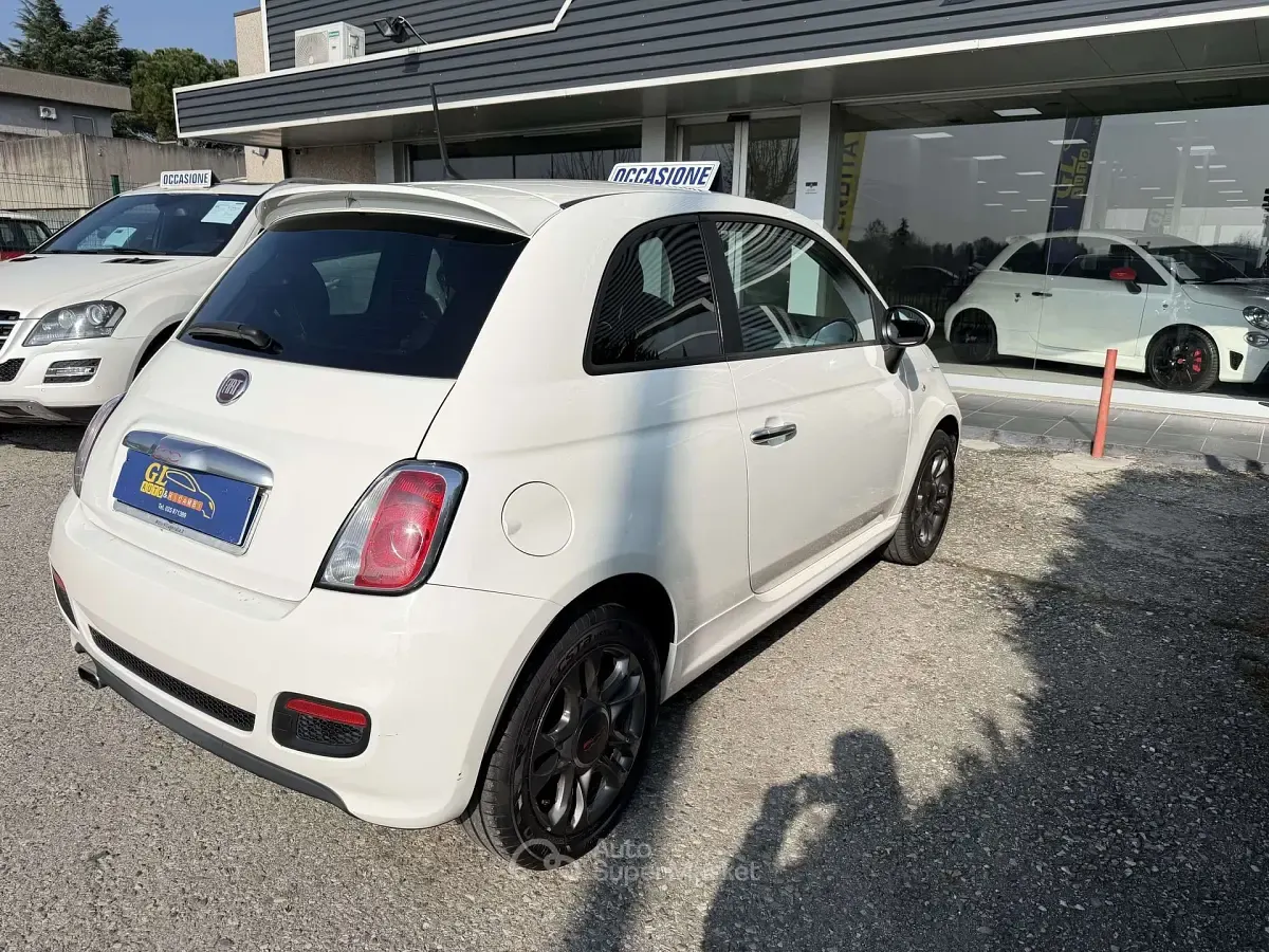 Usata Fiat 500 S 69 CV (50 kW) 2014 Bianco Utilitaria
