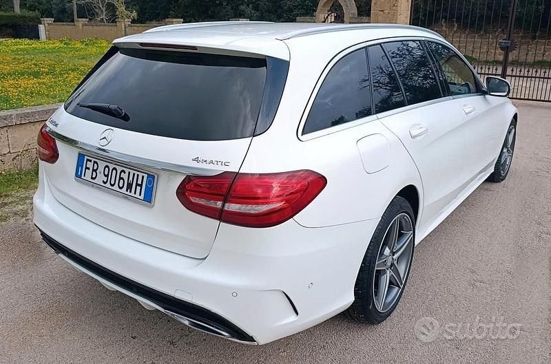 Usata Mercedes C220 Premium 170 CV (125 kW) 2016 Bianco Station wagon