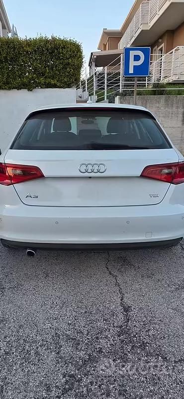 Usata Audi A3 2013 Bianco Berlina