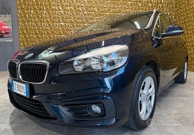 Usata BMW 216 Active Tourer Advantage 115 CV (84 kW) 2015 Blu Monovolume