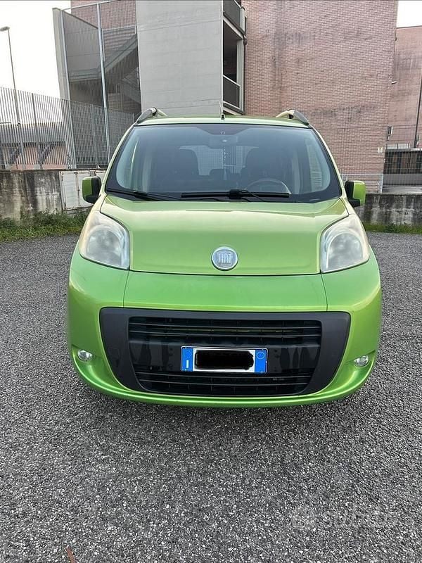 Usata Fiat Qubo Dynamic 73 CV (53 kW) 2008 Verde Monovolume