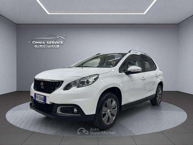 Usata Peugeot 2008 Active 82 CV (60 kW) 2017 Bianco SUV