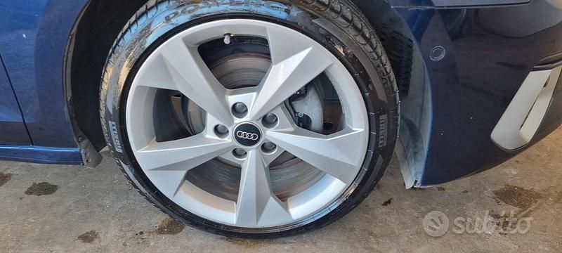 Usata Audi A3 Advanced 150 CV (110 kW) 2022 Blu Berlina
