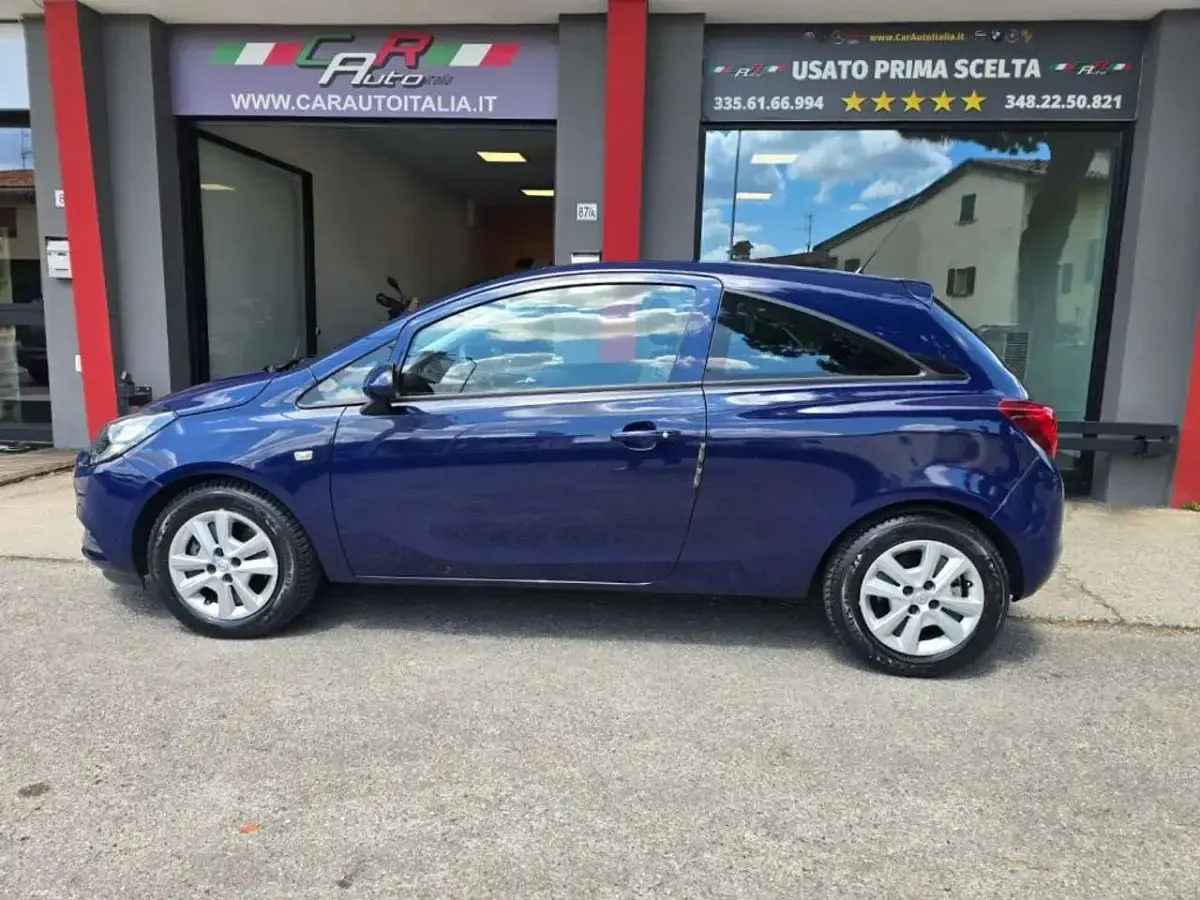 Usata Opel Corsa 75 CV (55 kW) 2015 Blu Utilitaria
