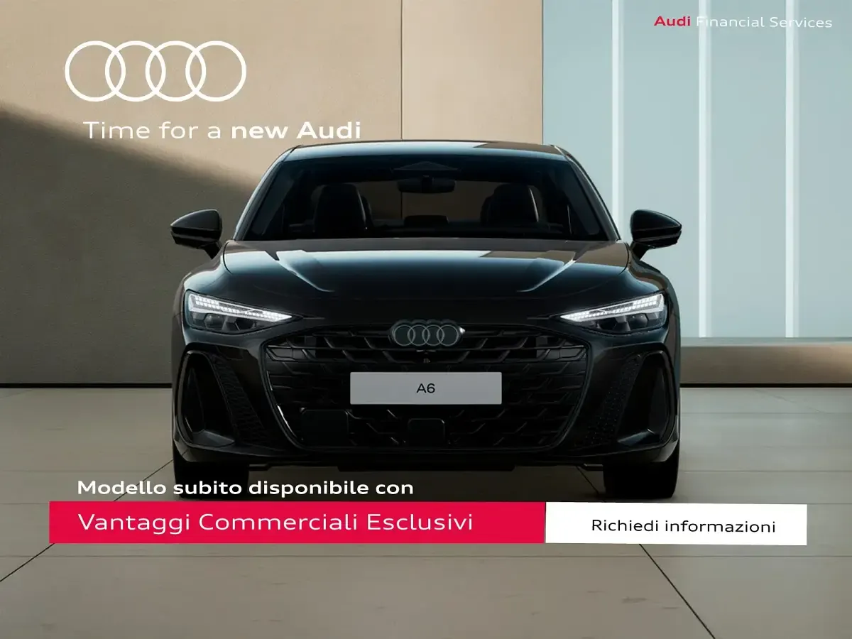 Nuova Audi A6 S-Line 299 CV (219 kW) 2026 Nero Berlina
