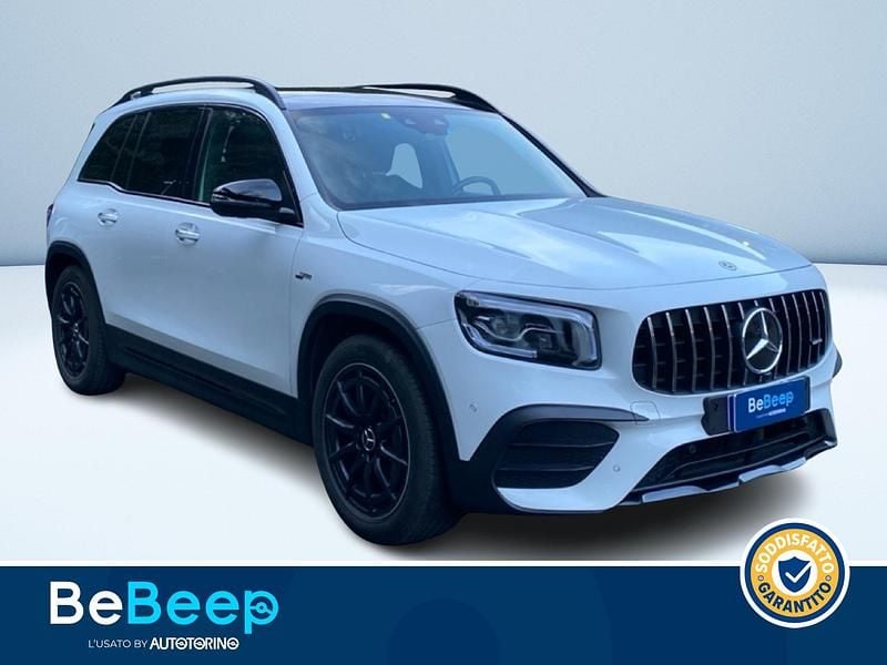 Usata Mercedes GLB35 AMG 306 CV (225 kW) 2021 Bianco pastello SUV