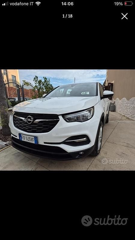 Usata Opel Grandland X 131 CV (96 kW) 2019 Bianco SUV