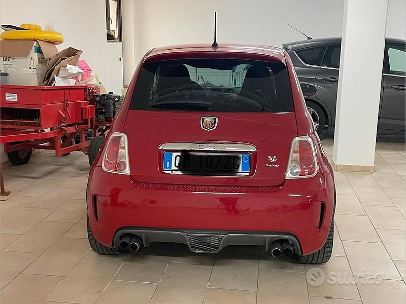 Usata Abarth 595 Turismo 160 CV (117 kW) 2015 Rosso Berlina