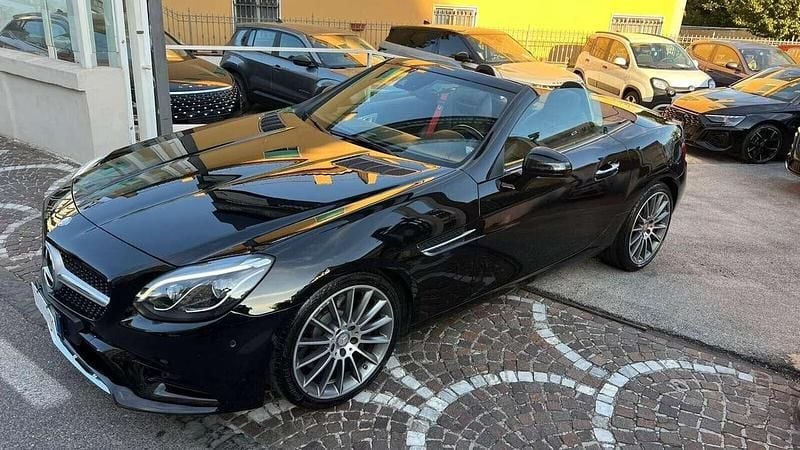 Usata Mercedes SLC200 AMG line 184 CV (135 kW) 2017 Nero Cabrio