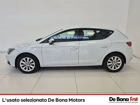 Usata Seat Leon Business 116 CV (85 kW) 2020 Bianco Utilitaria