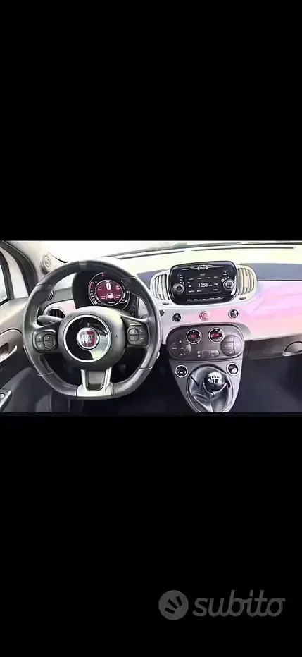 Usata Fiat 500 69 CV (50 kW) 2016 Bianco Cabrio