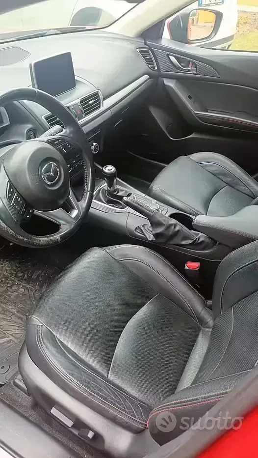 Usata Mazda 3 150 CV (110 kW) 2015 Rosso Berlina