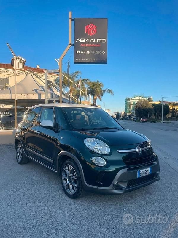 Usata Fiat 500L Trekking 85 CV (62 kW) 2013 Verde Monovolume