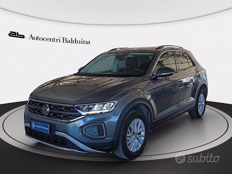 Grigio indyum Usata 2022 VW T-Roc Life SUV | 22.000 € (Buon prezzo) - Immagine 1/4