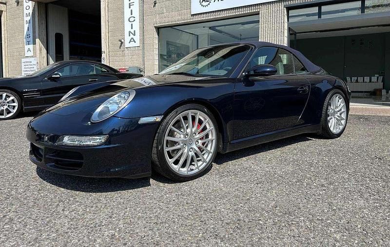 Usata Porsche 911 Carrera S Cabriolet 355 CV (261 kW) 2006 Blu Cabrio