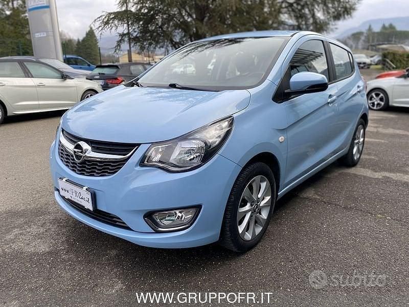 Usata Opel Karl Cosmo 75 CV (55 kW) 2016 Blu Utilitaria