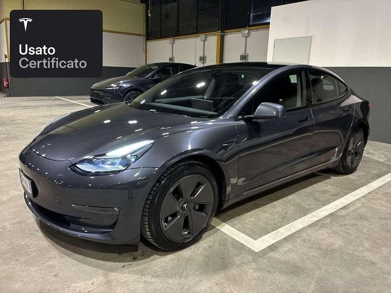 Usata Tesla Model 3 Long Range AWD 324 kW (441 CV) 2021 Midnight silver metallic Berlina