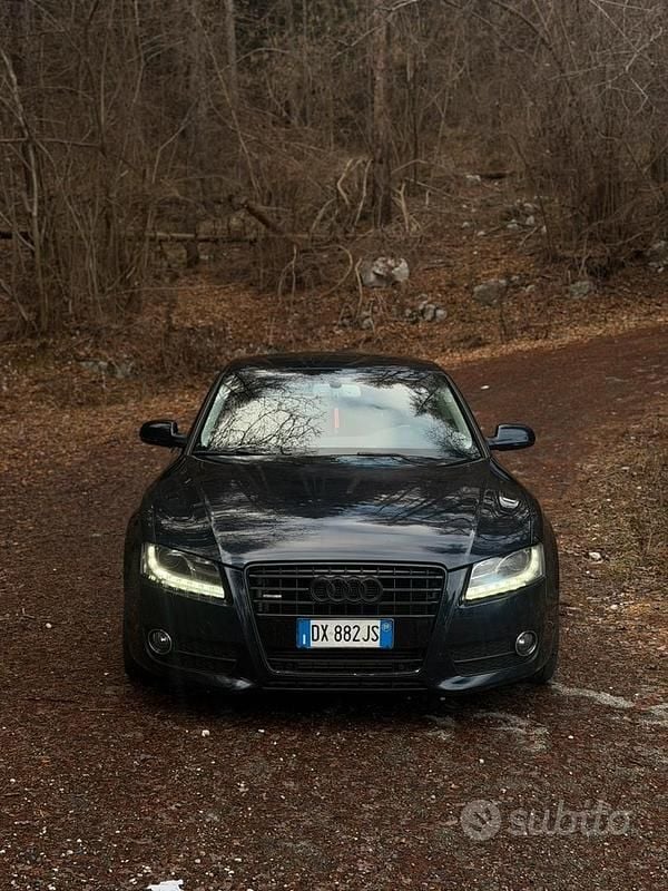 Usata Audi A5 239 CV (175 kW) 2009 Blu Coupé