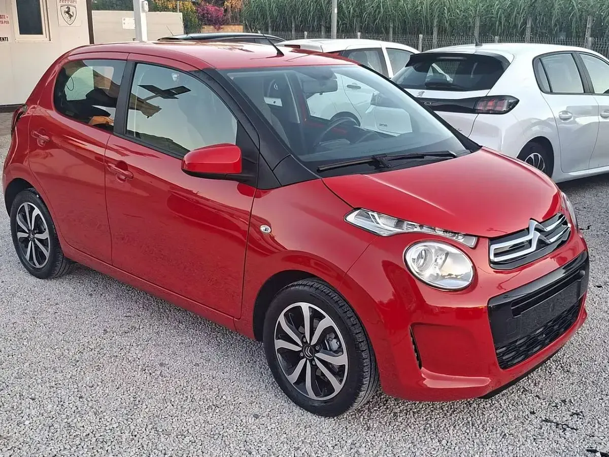 Usata Citroën C1 Shine 69 CV (50 kW) 2018 Rosso Utilitaria