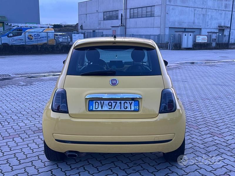 Usata Fiat 500 Sport 69 CV (50 kW) 2009 Giallo Cabrio
