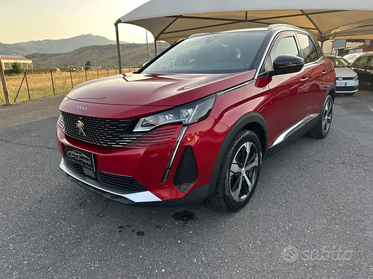 Usata Peugeot 3008 GT 131 CV (96 kW) 2021 Rosso SUV