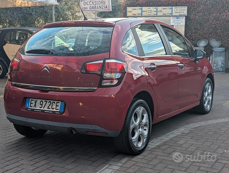 Usata Citroën C3 PureTech 81 CV (59 kW) 2014 Rosso Berlina