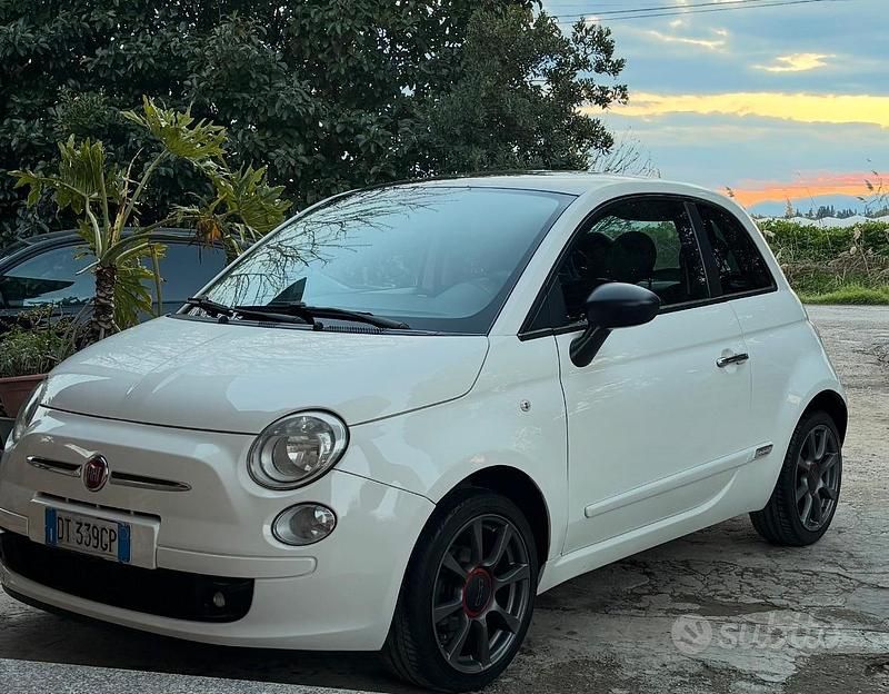 Usata Fiat 500 75 CV (55 kW) 2008 Bianco