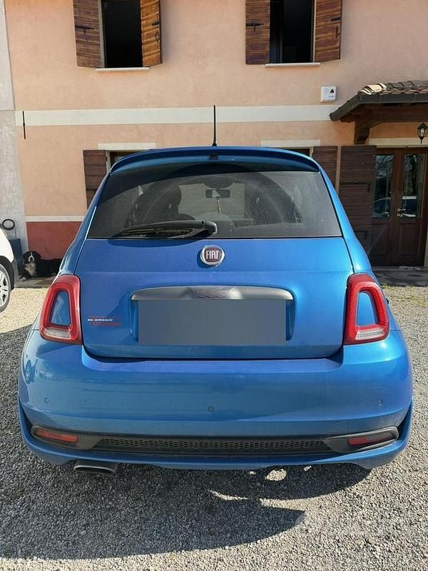 Usata Fiat 500 Sport 69 CV (50 kW) 2019 Blu Utilitaria