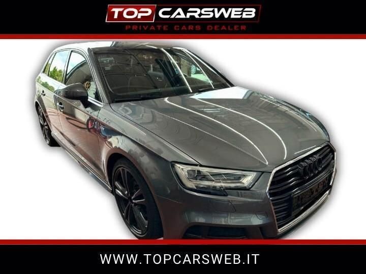 Usata Audi A3 Sport 190 CV (139 kW) 2019 Grigio Berlina